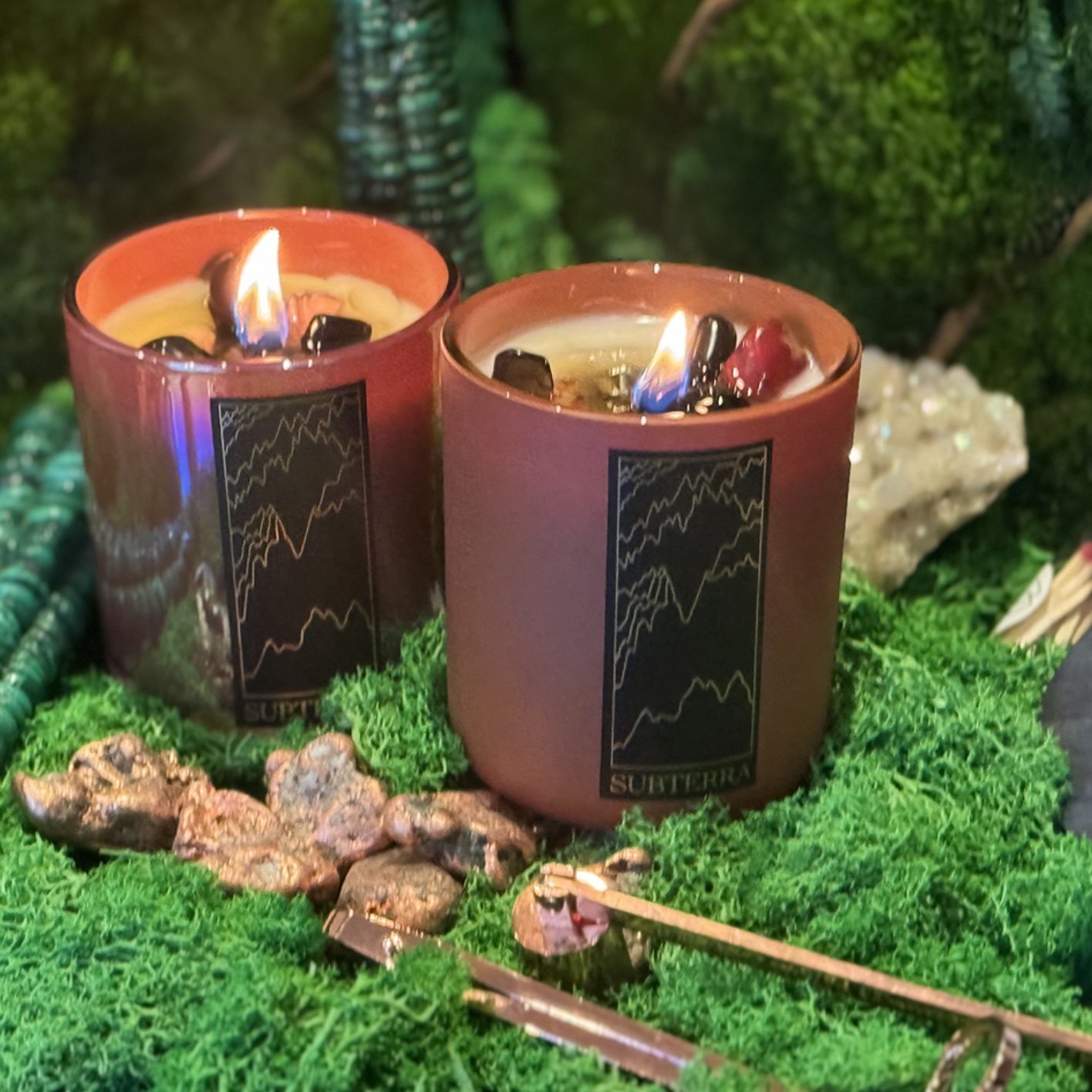 GIVING THANKS CRYSTAL CANDLES GIFT SET — SUBTERRA